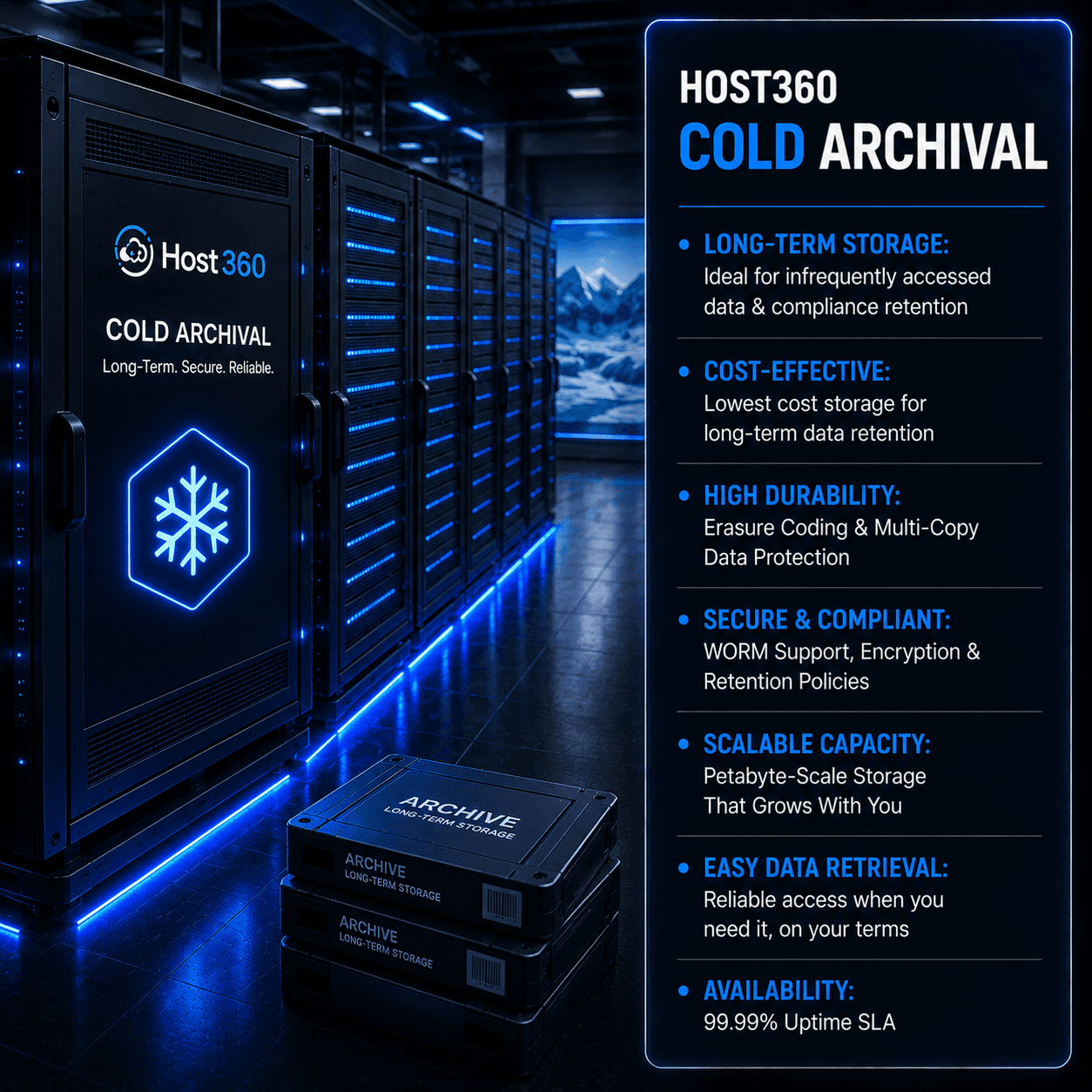 cold archival storage